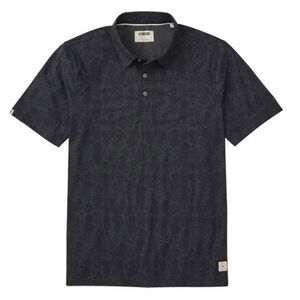 Linksoul Men's Delray Performance Zuma Palm Pineapple Polo Shirt Large